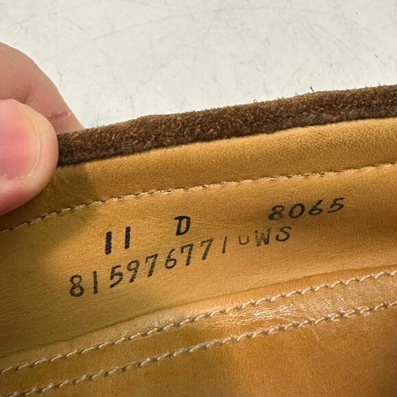 VERY GOOD Rancourt & Co. x Polo Ralph Lauren Snuff Suede Moccasin Loafer USA 11 - Picture 11 of 14